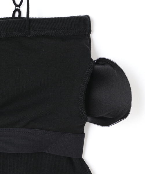 FREE'S MART(フリーズマート)の「カップ付きショート丈キャミソール(カップ取り外し可)(キャミソール・レディース・ブラック/グレー系その他/オフホワイト・FREE)」の6枚目の写真