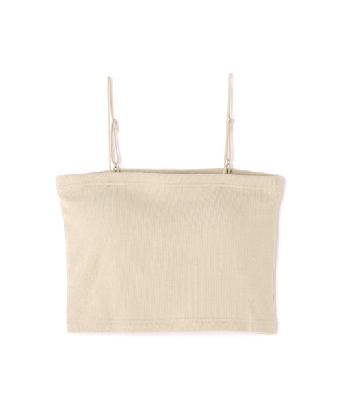 FREE'S MART(フリーズマート)の「カップ付きショート丈キャミソール(カップ取り外し可)(キャミソール・レディース・ブラック/グレー系その他/オフホワイト・FREE)」の11枚目の写真