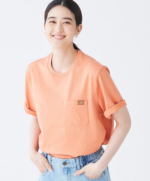 L.L.Bean(エルエルビーン)の「ビーンビルト・ポケット・グラフィック・ティ、半袖 ジャパン・フィット(Tシャツ/カットソー・メンズ・グレー/アイボリー/ネイビー/オレンジ・SMALL/MEDIUM/LARGE/X-LARGE/XX-LARGE)」の4枚目の写真