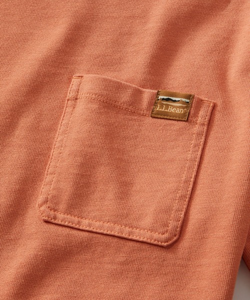 L.L.Bean(エルエルビーン)の「ビーンビルト・ポケット・グラフィック・ティ、半袖 ジャパン・フィット(Tシャツ/カットソー・メンズ・グレー/アイボリー/ネイビー/オレンジ・SMALL/MEDIUM/LARGE/X-LARGE/XX-LARGE)」の5枚目の写真