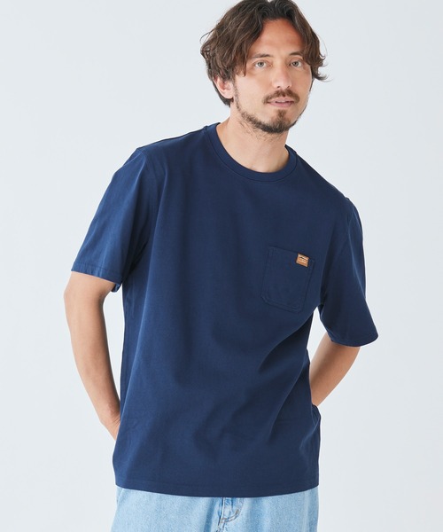 L.L.Bean(エルエルビーン)の「ビーンビルト・ポケット・グラフィック・ティ、半袖 ジャパン・フィット(Tシャツ/カットソー・メンズ・グレー/アイボリー/ネイビー/オレンジ・SMALL/MEDIUM/LARGE/X-LARGE/XX-LARGE)」の21枚目の写真