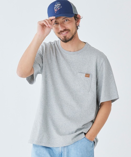 L.L.Bean(エルエルビーン)の「ビーンビルト・ポケット・グラフィック・ティ、半袖 ジャパン・フィット(Tシャツ/カットソー・メンズ・グレー/アイボリー/ネイビー/オレンジ・SMALL/MEDIUM/LARGE/X-LARGE/XX-LARGE)」の10枚目の写真