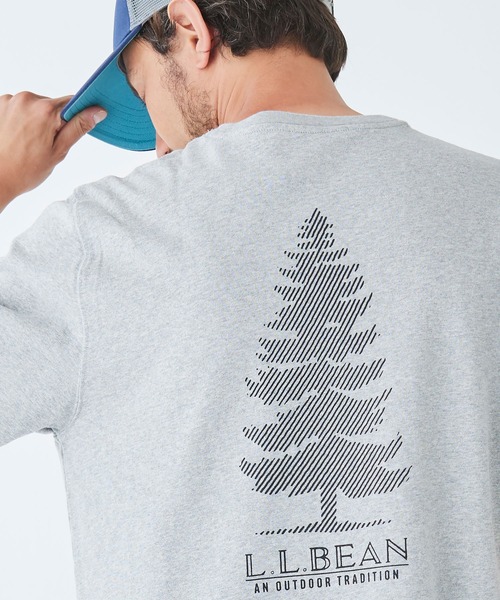 L.L.Bean(エルエルビーン)の「ビーンビルト・ポケット・グラフィック・ティ、半袖 ジャパン・フィット(Tシャツ/カットソー・メンズ・グレー/アイボリー/ネイビー/オレンジ・SMALL/MEDIUM/LARGE/X-LARGE/XX-LARGE)」の13枚目の写真