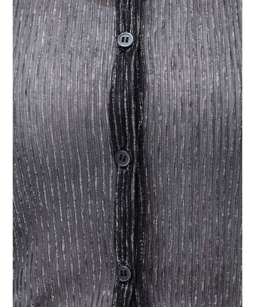 セール】プリーツラメシアーカーデ（カーディガン/ボレロ）｜jouetie