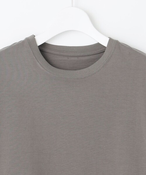 23区(ニジュウサンク)の「【洗える】スビンギザ クロップド Tシャツ(Tシャツ/カットソー・レディース・ホワイト系/カーキ系/ブラック系・38)」の20枚目の写真