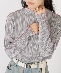 DOUBLE NAME | プリーツメロートップス(Tシャツ/カットソー)