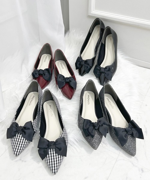 で*け様 ティファ セール】リボンフラットシューズ【ZOZOTOWN限定アイテム