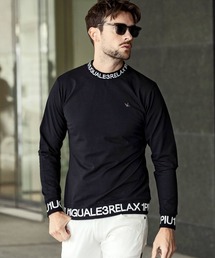 【WEB・直営店限定】1PIU1UGUALE3 RELAX(ウノピゥウノウグァーレトレ リラックス)ネックロゴロングTシャツ