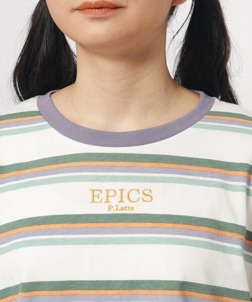 セール】マルチカラーボーダーTシャツ（Tシャツ/カットソー