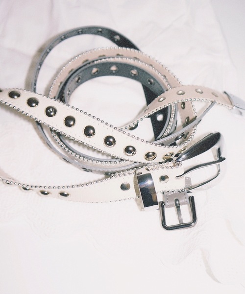 igi(イジ)の「EYELET SLIM BELT/アイレットスリムベルト(ベルト・レディース・グレー・FREE)」の15枚目の写真