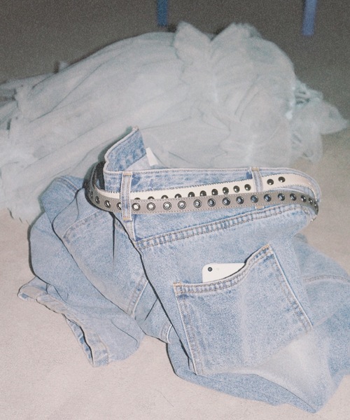 igi(イジ)の「EYELET SLIM BELT/アイレットスリムベルト(ベルト・レディース・グレー・FREE)」の16枚目の写真