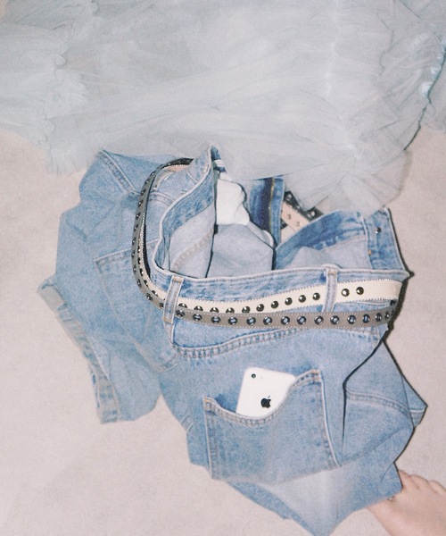 igi(イジ)の「EYELET SLIM BELT/アイレットスリムベルト(ベルト・レディース・グレー・FREE)」の17枚目の写真