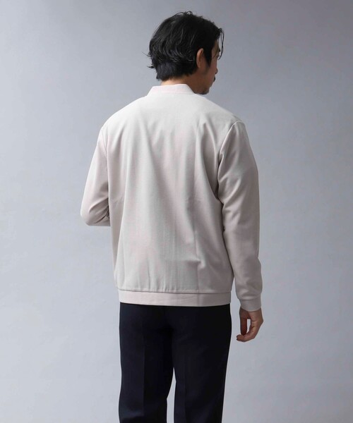 NOLLEY’S（ノーリーズ）の「【ACTIVE SECT】ドライタッチ ボタンレスカーディガン（カーディガン/ボレロ・メンズ・ベージュ/ブラック/ブルー系その他/ダークネイビー/イエロー・M/L）」の9枚目の写真