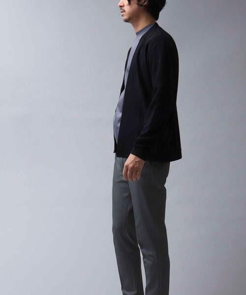 NOLLEY’S（ノーリーズ）の「【ACTIVE SECT】ドライタッチ ボタンレスカーディガン（カーディガン/ボレロ・メンズ・ベージュ/ブラック/ブルー系その他/ダークネイビー/イエロー・M/L）」の19枚目の写真