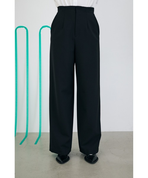 ダブルクロス ハイウエストワイドパンツ（スラックス）｜ENFOLD