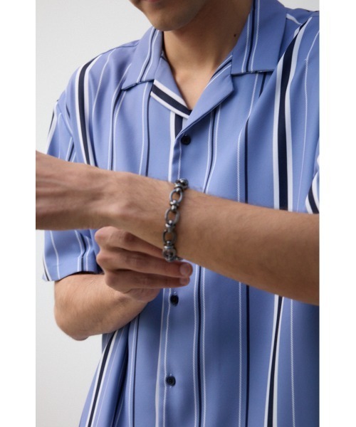 AZUL by moussy(アズールバイマウジー)の「ランダムチェーンブレスレット(ブレスレット・メンズ・ブラック/シルバー・FREE)」の3枚目の写真