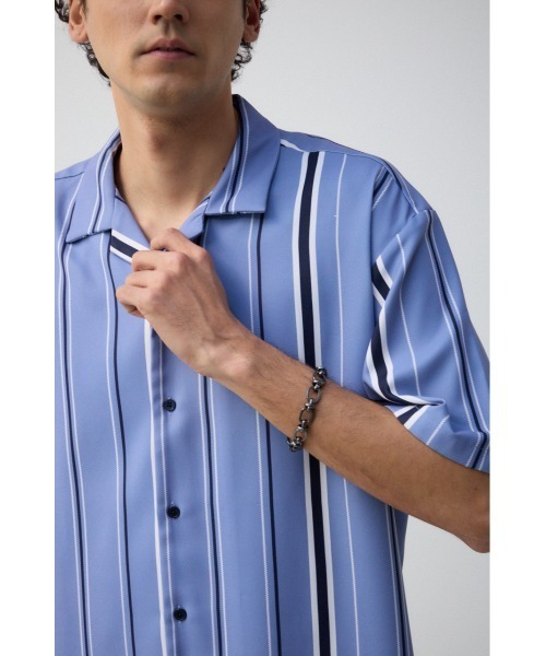 AZUL by moussy(アズールバイマウジー)の「ランダムチェーンブレスレット(ブレスレット・メンズ・ブラック/シルバー・FREE)」の4枚目の写真