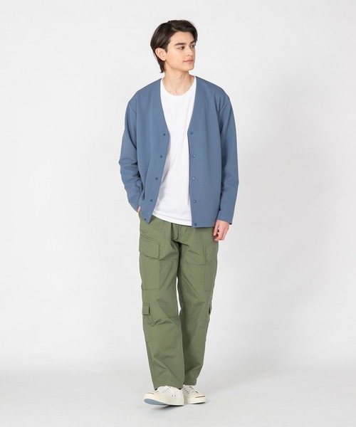 JEANS MATE(ジーンズメイト)の「【KAITEKI+/カイテキ】快適 吸水速乾 ドライタッチ イージーケア ストレッチ ドライリップルボタンカーディガン(カーディガン/ボレロ・メンズ・ブラック/ライトグレー/ダークブルー・X-LARGE/LARGE/MEDIUM)」の16枚目の写真