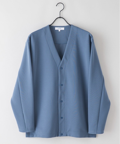 JEANS MATE(ジーンズメイト)の「【KAITEKI+/カイテキ】快適 吸水速乾 ドライタッチ イージーケア ストレッチ ドライリップルボタンカーディガン(カーディガン/ボレロ・メンズ・ブラック/ライトグレー/ダークブルー・X-LARGE/LARGE/MEDIUM)」の21枚目の写真