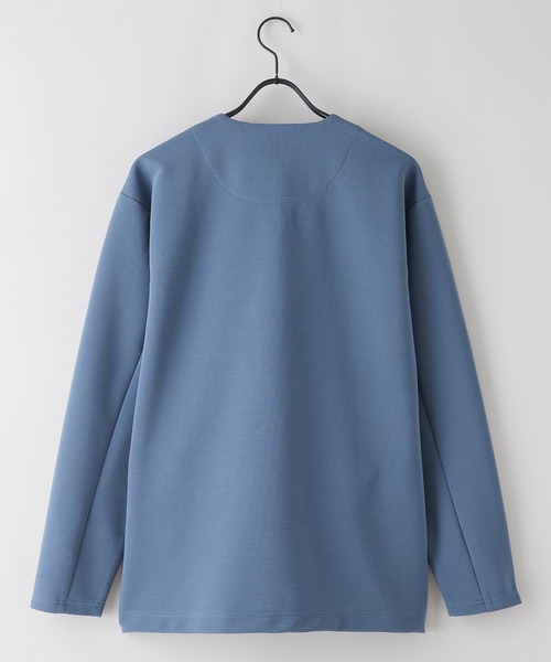 JEANS MATE(ジーンズメイト)の「【KAITEKI+/カイテキ】快適 吸水速乾 ドライタッチ イージーケア ストレッチ ドライリップルボタンカーディガン(カーディガン/ボレロ・メンズ・ブラック/ライトグレー/ダークブルー・X-LARGE/LARGE/MEDIUM)」の10枚目の写真