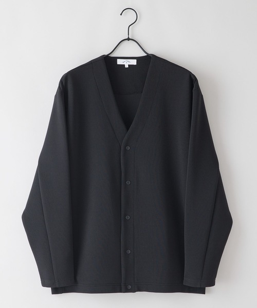 JEANS MATE(ジーンズメイト)の「【KAITEKI+/カイテキ】快適 吸水速乾 ドライタッチ イージーケア ストレッチ ドライリップルボタンカーディガン(カーディガン/ボレロ・メンズ・ブラック/ライトグレー/ダークブルー・X-LARGE/LARGE/MEDIUM)」の15枚目の写真