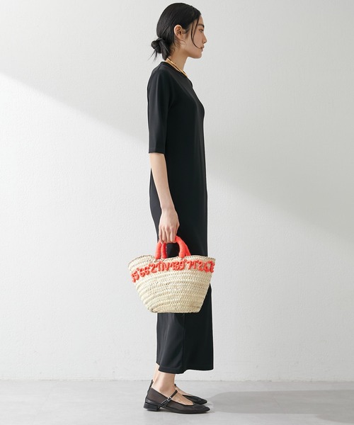 Whim Gazette ウィムガゼット 24SS ハンソデカットワンピース