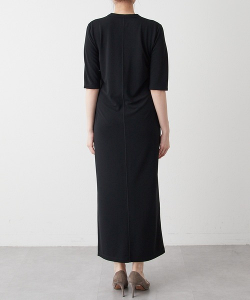 Whim Gazette ウィムガゼット 24SS ハンソデカットワンピース Whim Gazette ウィムガゼット 24SS ハンソデカットワンピース