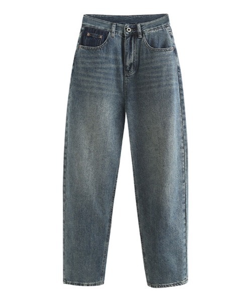 【セール】ヴィンテージ ポケット ストレート デニム（デニムパンツ）｜kirakiraShop（キラキラショップ）