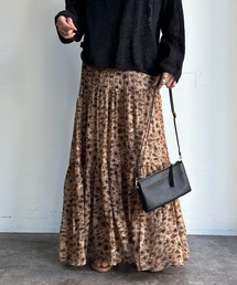 DouDou | プリントフレアスカート(スカート)