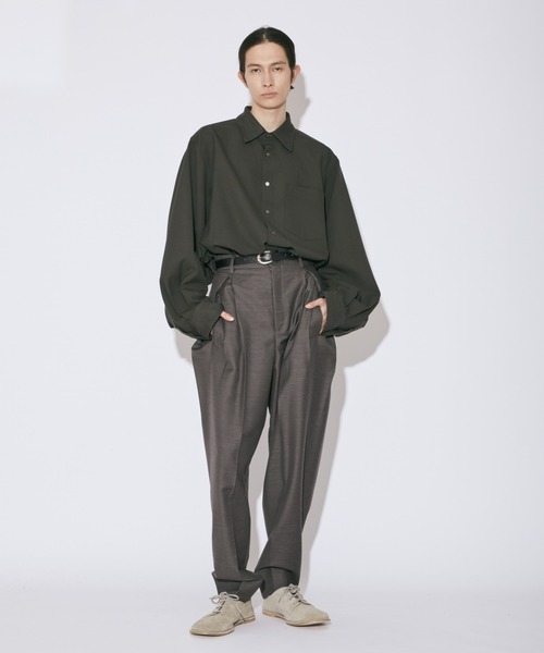 パンツ british surge three tuck peg top pants british surge three tuck peg top pants