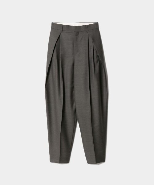 beautiful people(ビューティフルピープル)の「british surge three tuck peg top pants(スラックス・レディース・グレー/ブラック・36/40/38/34)」の11枚目の写真