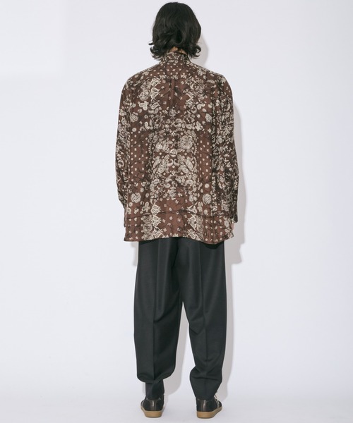 beautiful people(ビューティフルピープル)の「british surge three tuck peg top pants(スラックス・レディース・グレー/ブラック・36/40/38/34)」の5枚目の写真