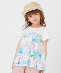 HAKKA KIDS | hakka　kids×yuko　maegawa　スウェーイングリボンプリント半袖チュニック(チュニック)