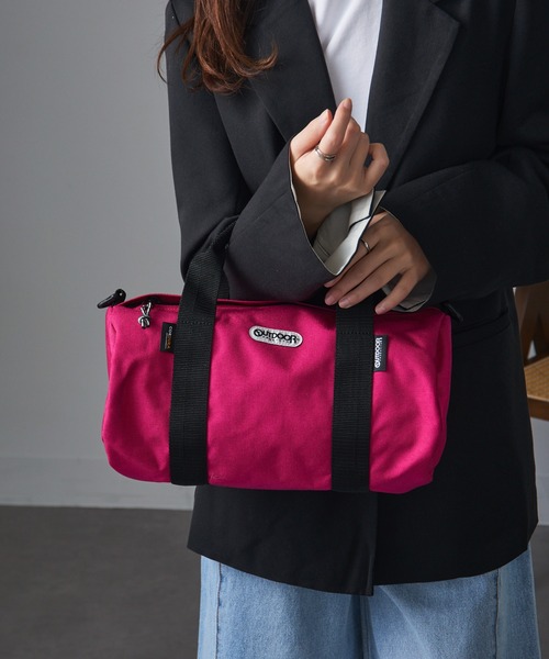 OUTDOOR PRODUCTS（アウトドアプロダクツ）の「【OUTDOOR PRODUCTS】ロールボストンバッグ 231LRG MEDEIUM（ショルダーバッグ・レディース・ブラック/ネイビー/ベージュ/グレー/スカイブルー/オレンジ/グリーン/バーガンディー/ピンク/レッド/ライム/パープル・FREE）」の17枚目の写真