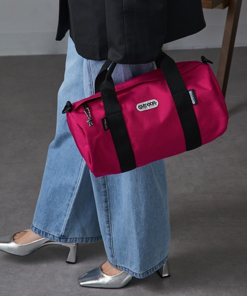 OUTDOOR PRODUCTS（アウトドアプロダクツ）の「【OUTDOOR PRODUCTS】ロールボストンバッグ 231LRG MEDEIUM（ショルダーバッグ・レディース・ブラック/ネイビー/ベージュ/グレー/スカイブルー/オレンジ/グリーン/バーガンディー/ピンク/レッド/ライム/パープル・FREE）」の18枚目の写真