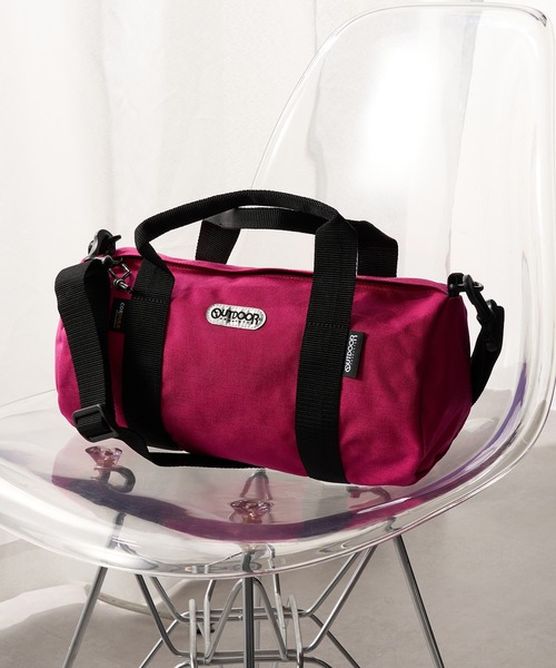 OUTDOOR PRODUCTS（アウトドアプロダクツ）の「【OUTDOOR PRODUCTS】ロールボストンバッグ 231LRG MEDEIUM（ショルダーバッグ・レディース・ブラック/ネイビー/ベージュ/グレー/スカイブルー/オレンジ/グリーン/バーガンディー/ピンク/レッド/ライム/パープル・FREE）」の16枚目の写真