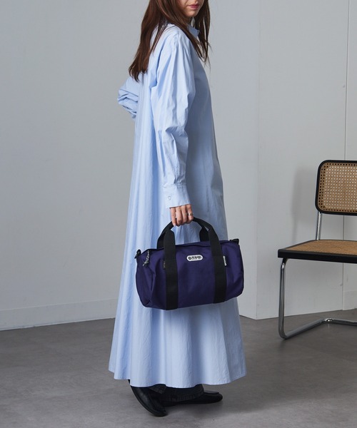 OUTDOOR PRODUCTS（アウトドアプロダクツ）の「【OUTDOOR PRODUCTS】ロールボストンバッグ 231LRG MEDEIUM（ショルダーバッグ・レディース・ブラック/ネイビー/ベージュ/グレー/スカイブルー/オレンジ/グリーン/バーガンディー/ピンク/レッド/ライム/パープル・FREE）」の15枚目の写真