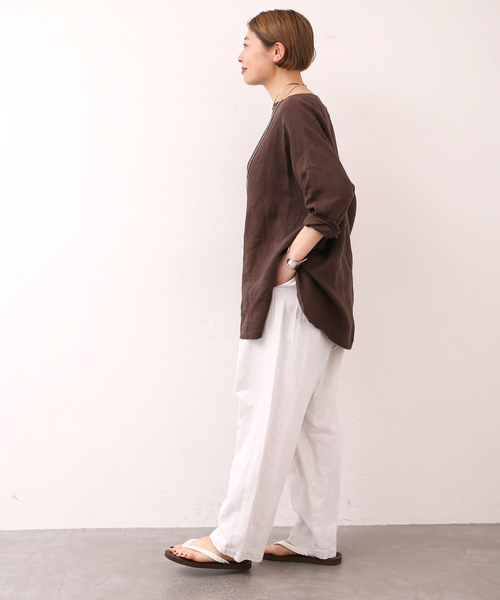 専用　　JOURNAL STANDARD LUXE エアリネンボートネック エアリネンボートネックブラウス（シャツ／ブラウス）｜journal