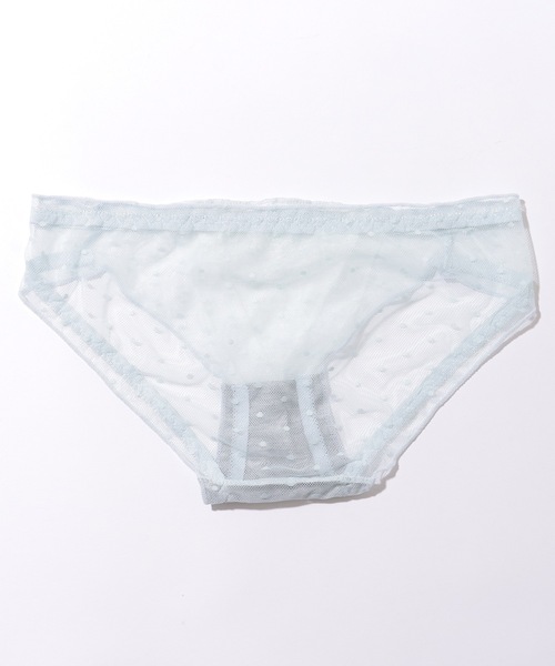 Lace Ladies（レースレディース）の「フロントレースアップ 花柄 刺繍ノンワイヤー ブラ&ショーツ セット（ブラ&ショーツ・レディース・ブラック/アイボリー/ブルー・70/75/80/85）」の20枚目の写真