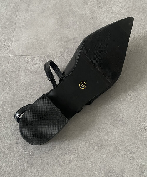 Thevon（ゼボン）の「ストラップミュール（パンプス・レディース・シルバー/ブラック・M/L）」の9枚目の写真