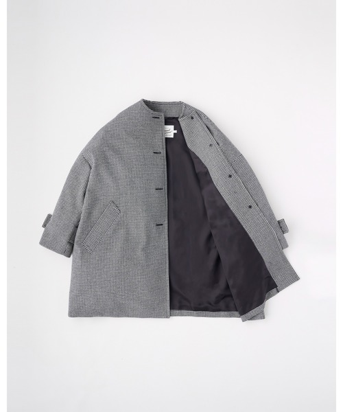 MALTON NO COLLAR（マールトン ノーカラー） MALTON NO COLLAR マールトン ノーカラー｜インク(シルバーボタン