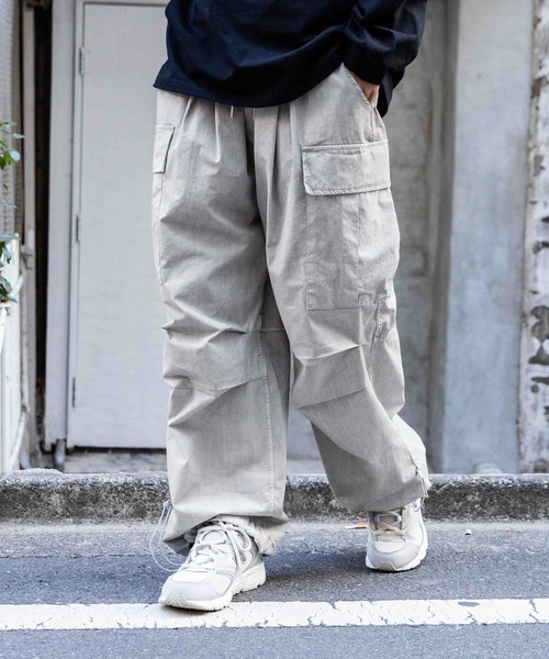 THE MILE(ザマイル)の「THE MILE/CN BALLON パンツ(カーゴパンツ・メンズ・ダークグレー/グレー・SMALL/MEDIUM/LARGE)」の5枚目の写真