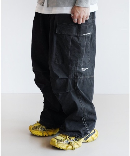 THE MILE(ザマイル)の「THE MILE/CN BALLON パンツ(カーゴパンツ・メンズ・ダークグレー/グレー・SMALL/MEDIUM/LARGE)」の12枚目の写真