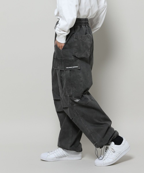 THE MILE(ザマイル)の「THE MILE/CN BALLON パンツ(カーゴパンツ・メンズ・ダークグレー/グレー・SMALL/MEDIUM/LARGE)」の15枚目の写真