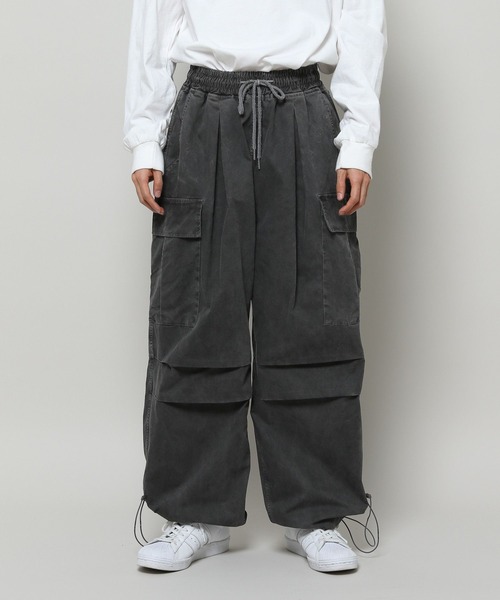 THE MILE(ザマイル)の「THE MILE/CN BALLON パンツ(カーゴパンツ・メンズ・ダークグレー/グレー・SMALL/MEDIUM/LARGE)」の19枚目の写真