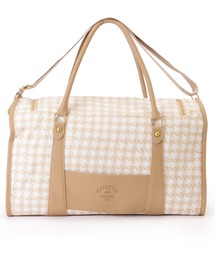 Lace Ladies | 大容量 千鳥格子柄 2WAY ボストン ショルダーバッグ(ボストンバッグ)