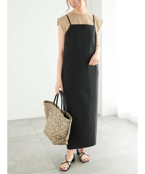 Te chichi（テチチ）の「シルケットタックリラックスチュニック（Tシャツ/カットソー・レディース・モカ/オフホワイト/チャコールグレー/ブルー・F）」の18枚目の写真