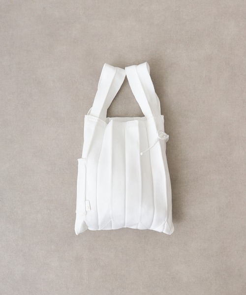 ROOTOTE(ルートート)の「ルートート ジャバラ折ラメ入りミニエコバッグ(エコバッグ/サブバッグ・レディース・ホワイト系/ゴールド系・F)」の3枚目の写真