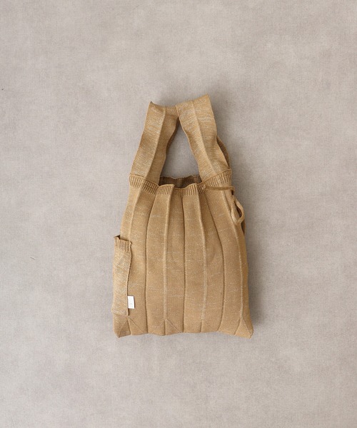ROOTOTE(ルートート)の「ルートート ジャバラ折ラメ入りミニエコバッグ(エコバッグ/サブバッグ・レディース・ホワイト系/ゴールド系・F)」の5枚目の写真