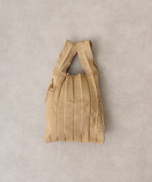 ROOTOTE(ルートート)の「ルートート ジャバラ折ラメ入りミニエコバッグ(エコバッグ/サブバッグ・レディース・ホワイト系/ゴールド系・F)」の9枚目の写真